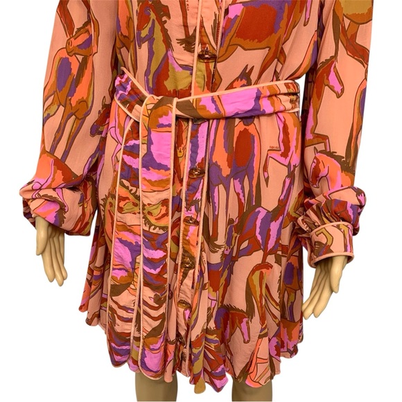 FARM Rio Multicolor Long Sleeve Dress - Picture 6 of 15